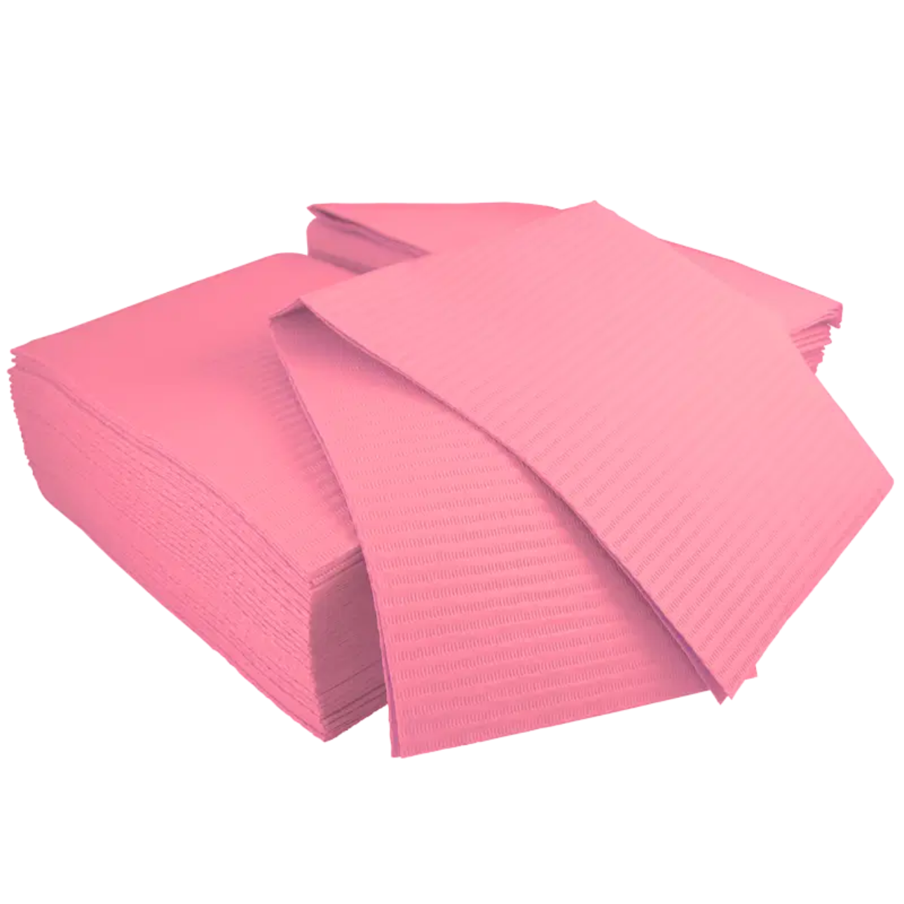 Bavette Plastifiée (Gibson) Rose 125pcs