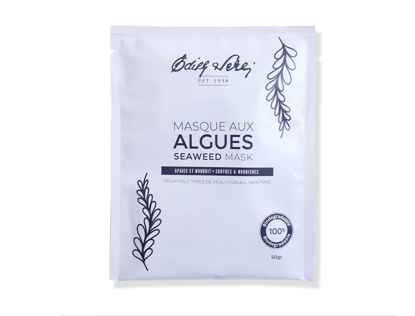 Masque aux algues