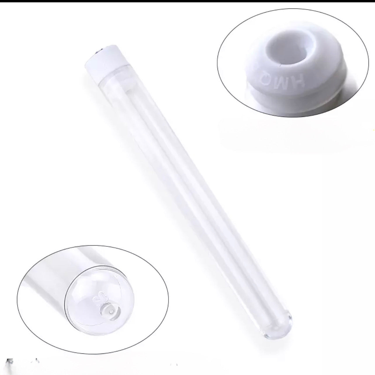 Tube de protection pour brosse a cils