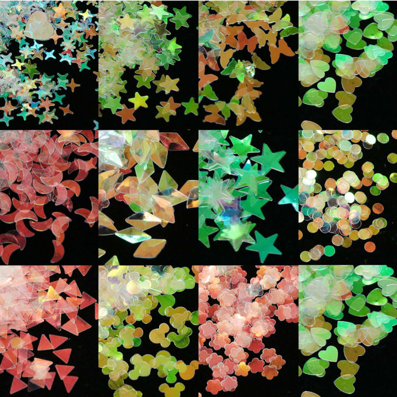 Paillettes AB differente forme