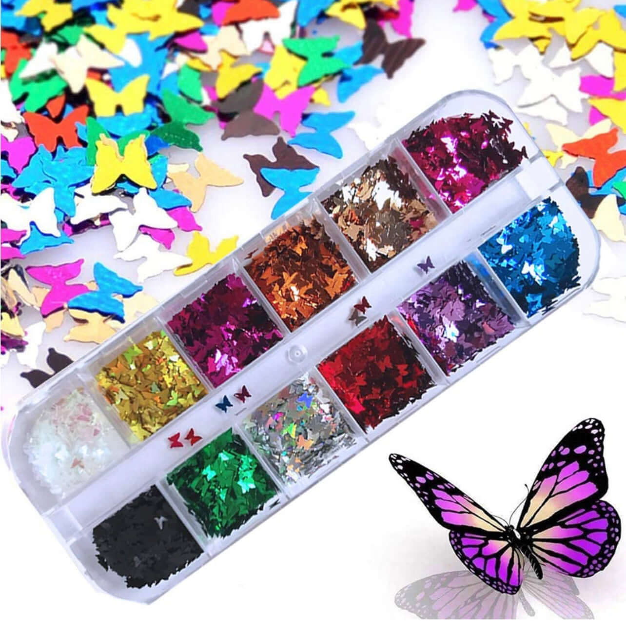 Paillettes papillons