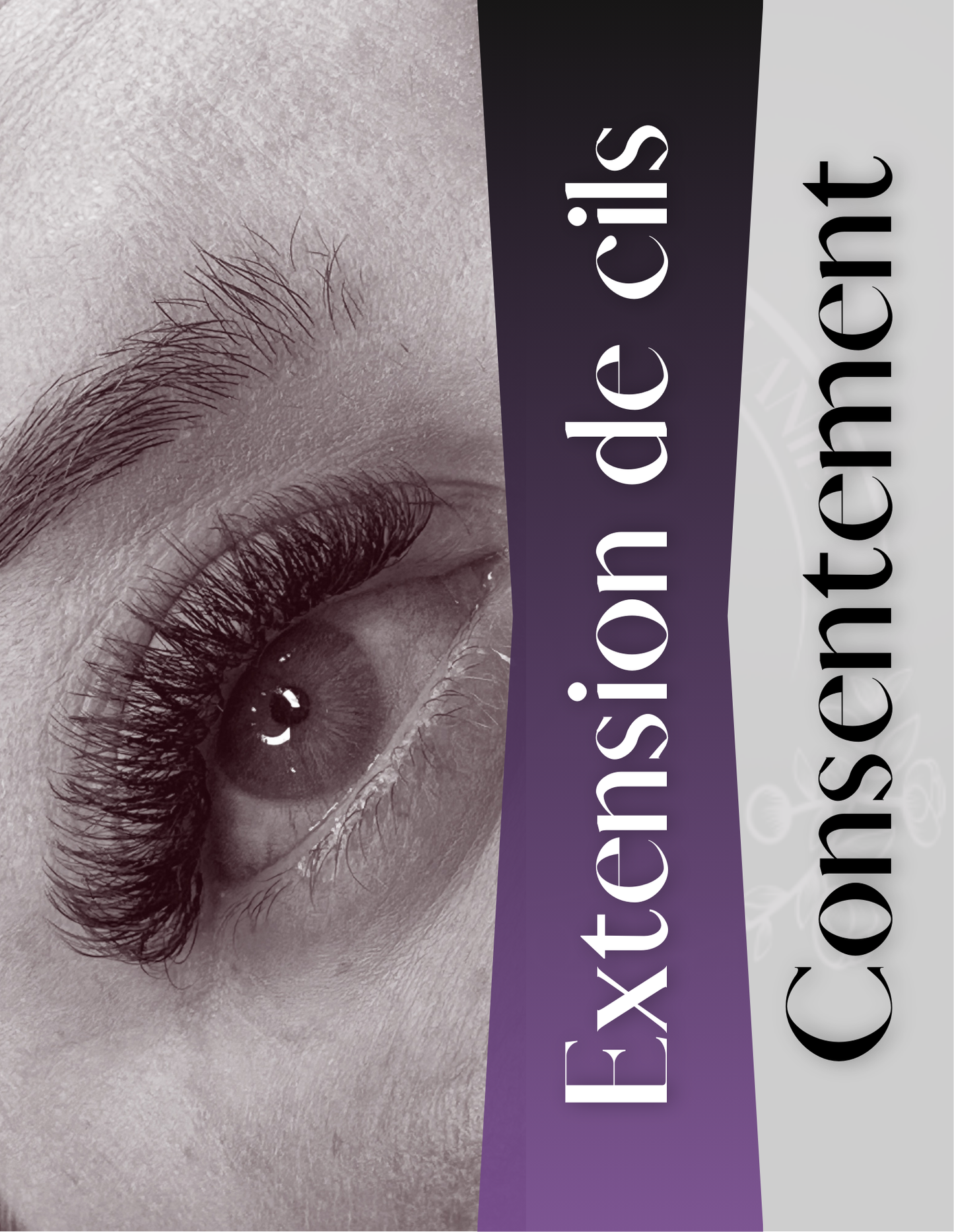 Cahiers de consentement pour extensions de cils :