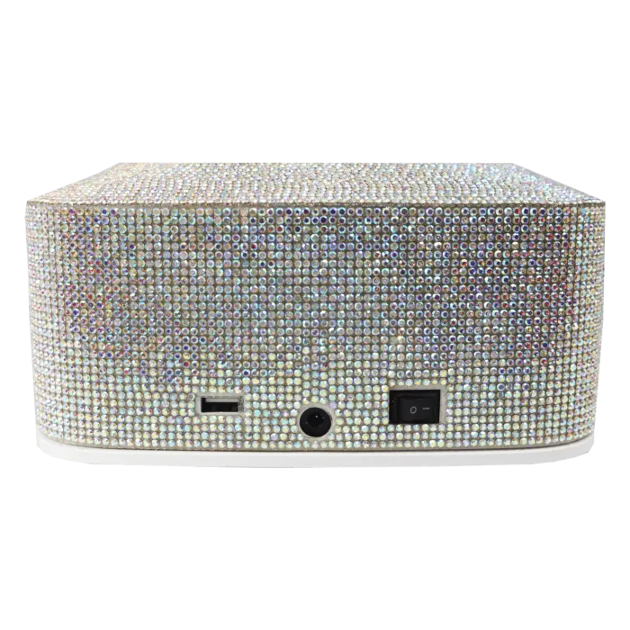 Lampe UV/LED 72W Coeur Rose et Brillants Rechargeable