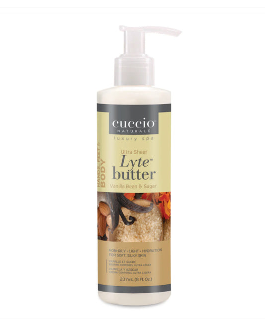 Beurre corporel lyte vanille et sucre - 8 oz