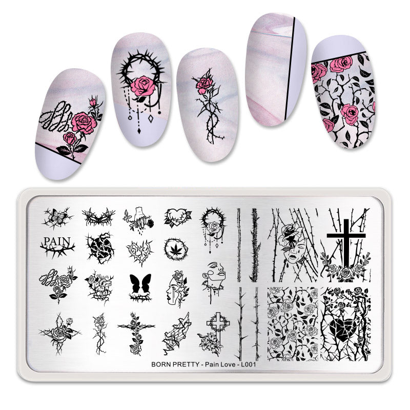 Plaque stamping - Pain Love L001