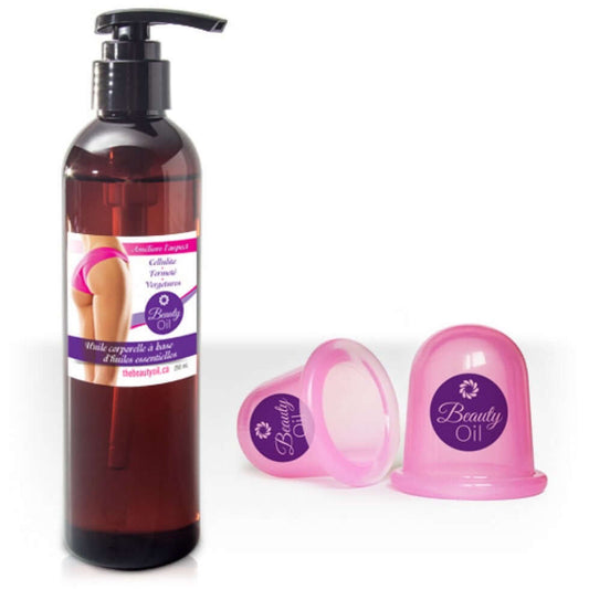 Duo Beauty oil 120 ml & Ventouses