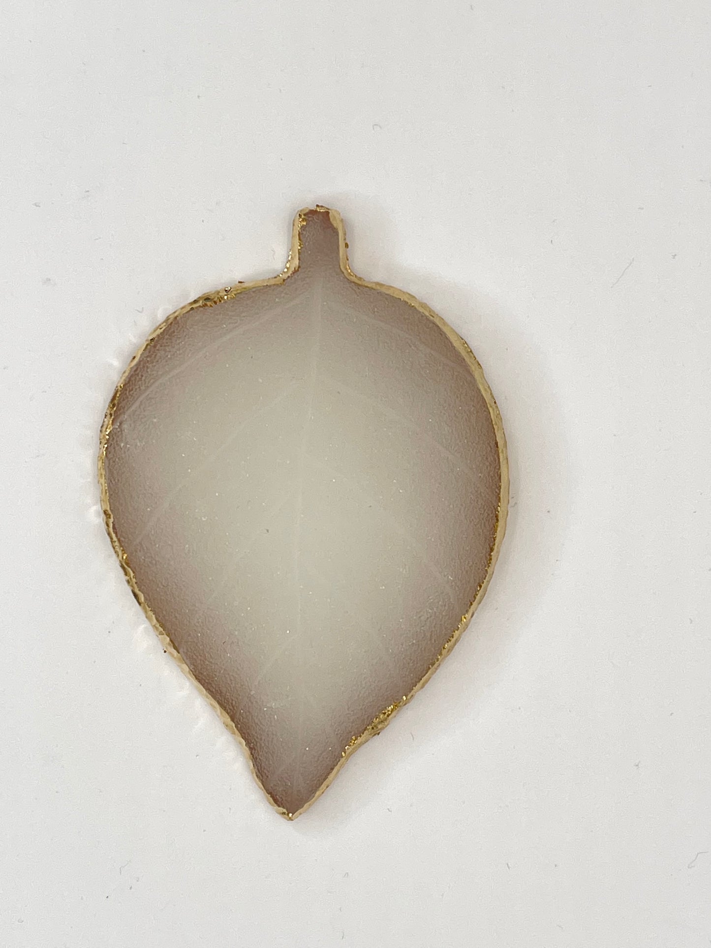 Palette résine cristalline en forme de feuille